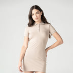 KESMEZ DRESS WOMEN SIMPLY TAUPE - Monastery | Tienda Oficial Colombia