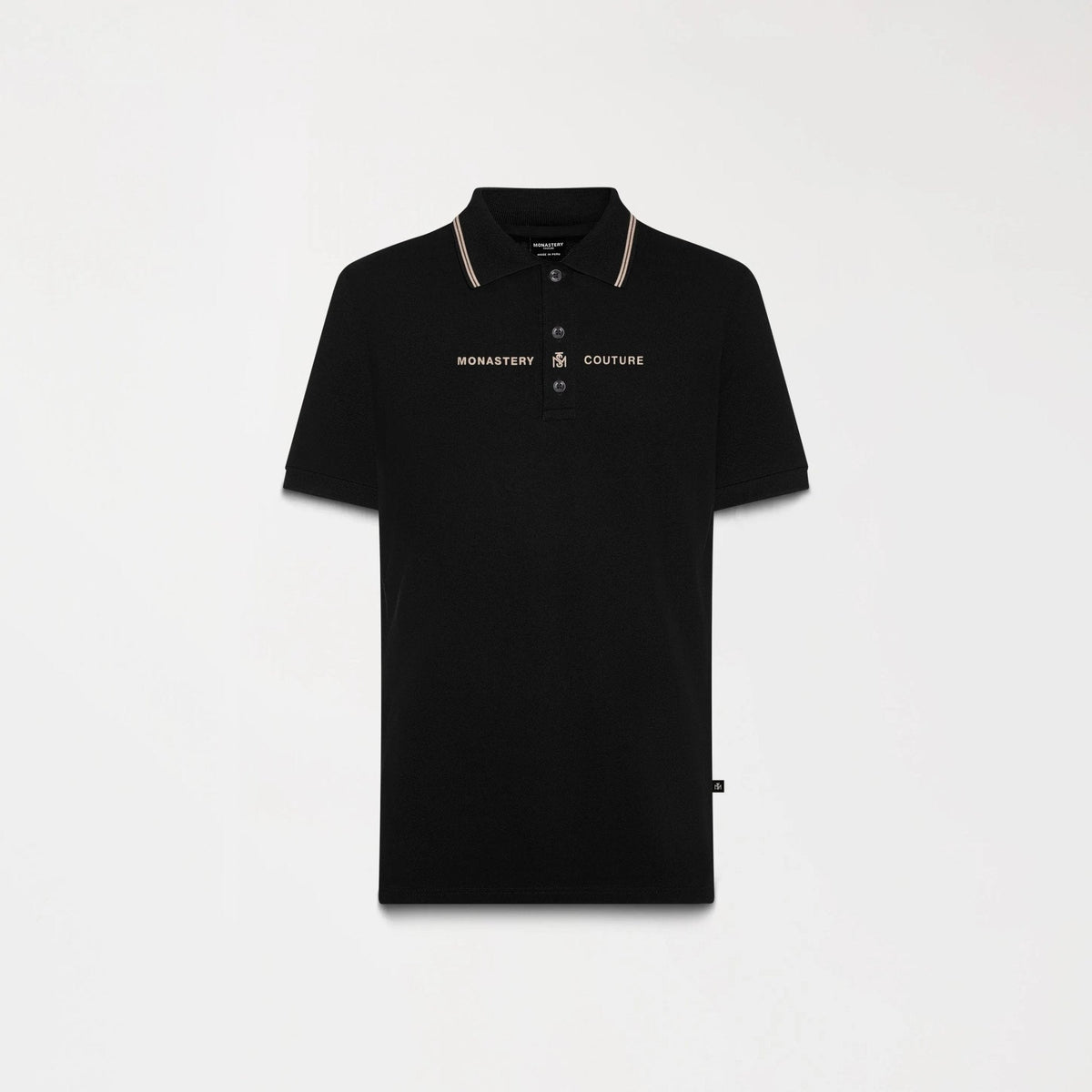 KORION POLO MEN BLACK - Monastery | Tienda Oficial Colombia