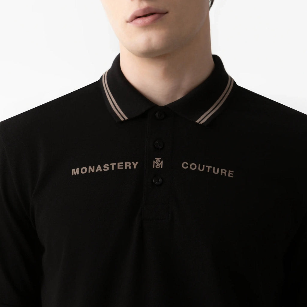KORION POLO MEN BLACK - Monastery | Tienda Oficial Colombia