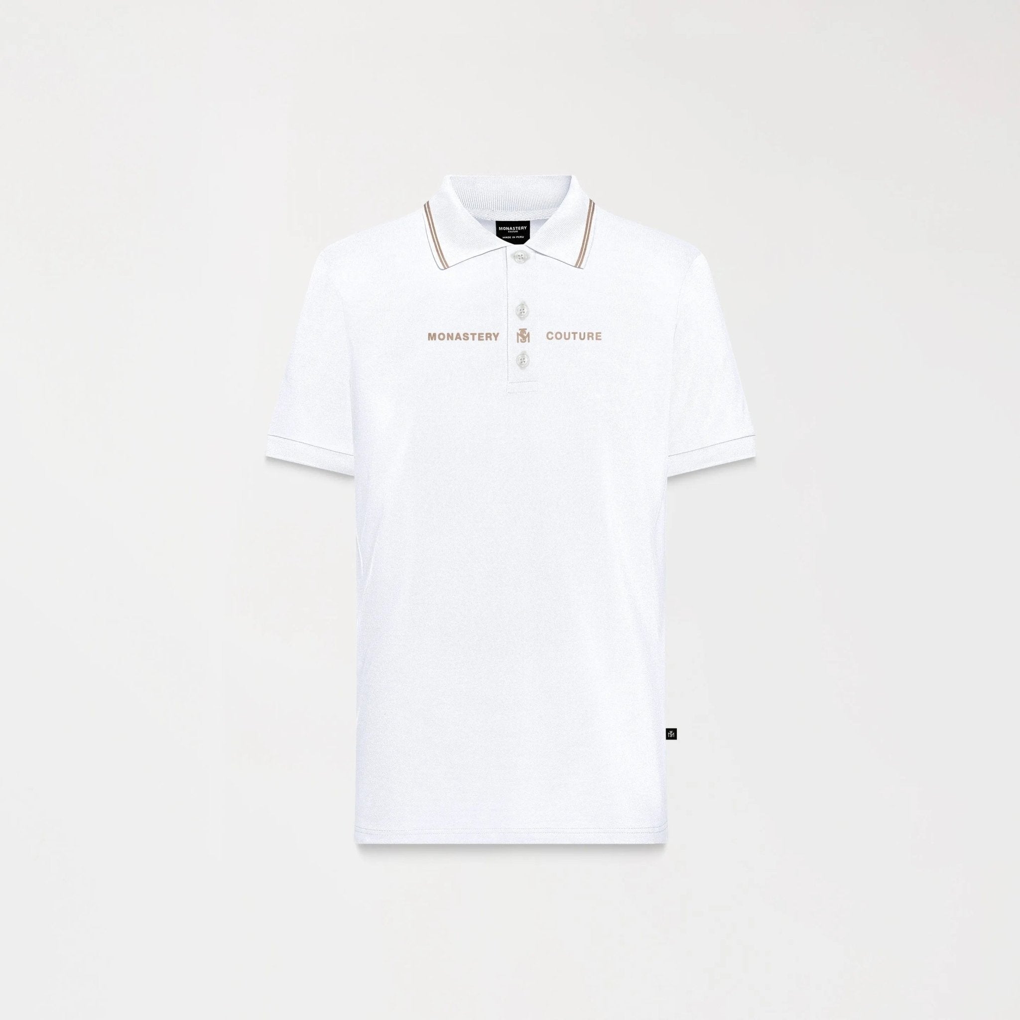 KORION POLO MEN WHITE - Monastery | Tienda Oficial Colombia