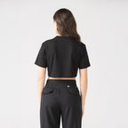 KUBLAI CROP TOP WOMEN BLACK - Monastery | Tienda Oficial Colombia