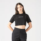 KUBLAI CROP TOP WOMEN BLACK - Monastery | Tienda Oficial Colombia