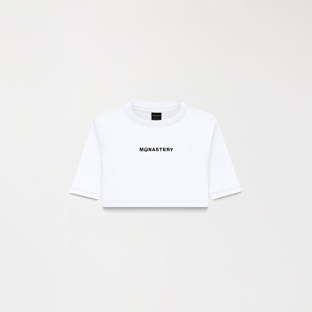 KUBLAI CROP TOP WOMEN WHITE - Monastery | Tienda Oficial Colombia
