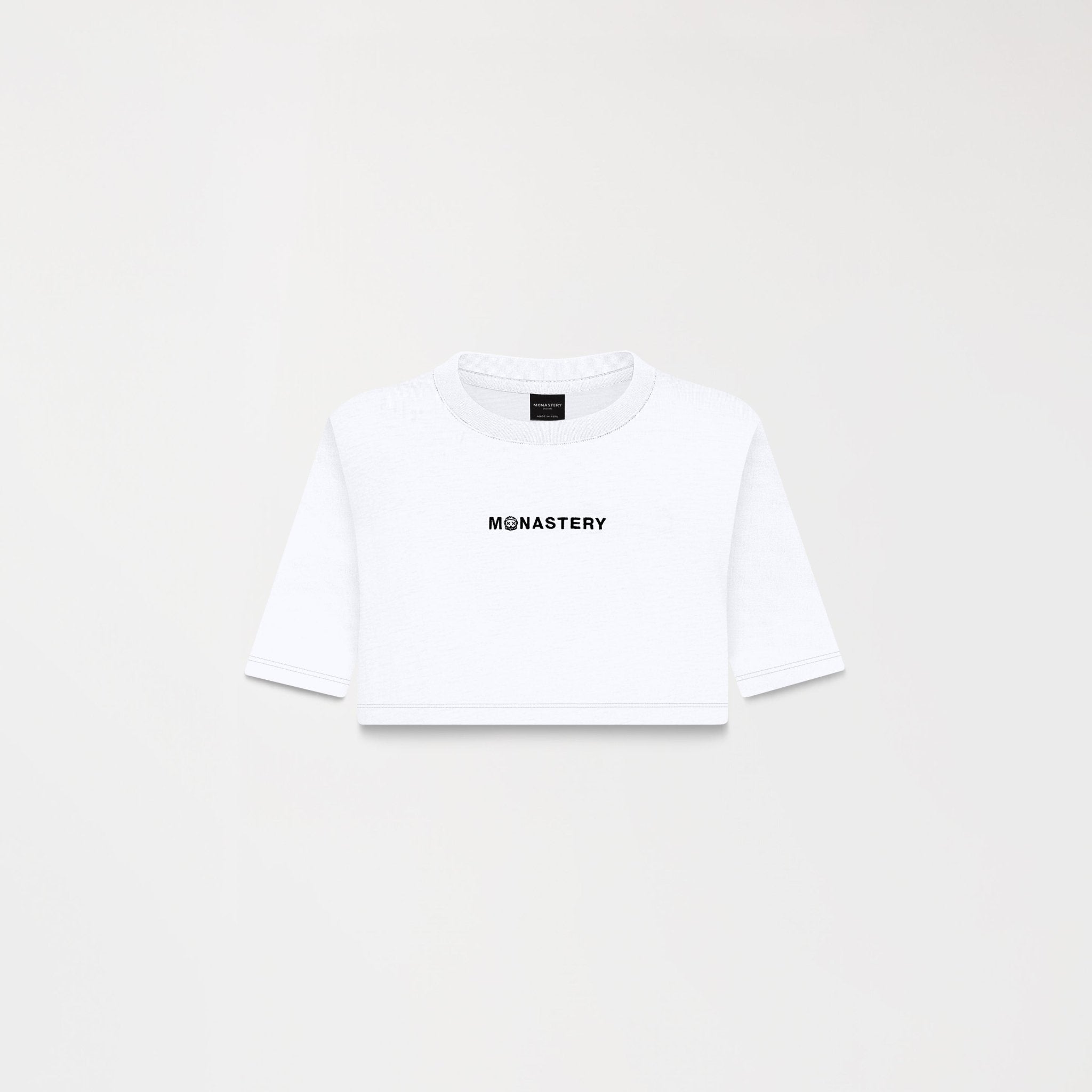 KUBLAI CROP TOP WOMEN WHITE - Monastery | Tienda Oficial Colombia