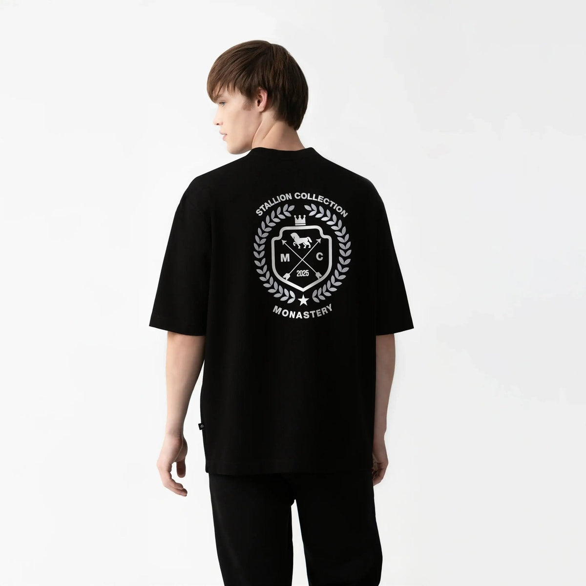 LAKE T - SHIRT OVERSIZED MEN BLACK - Monastery | Tienda Oficial Colombia