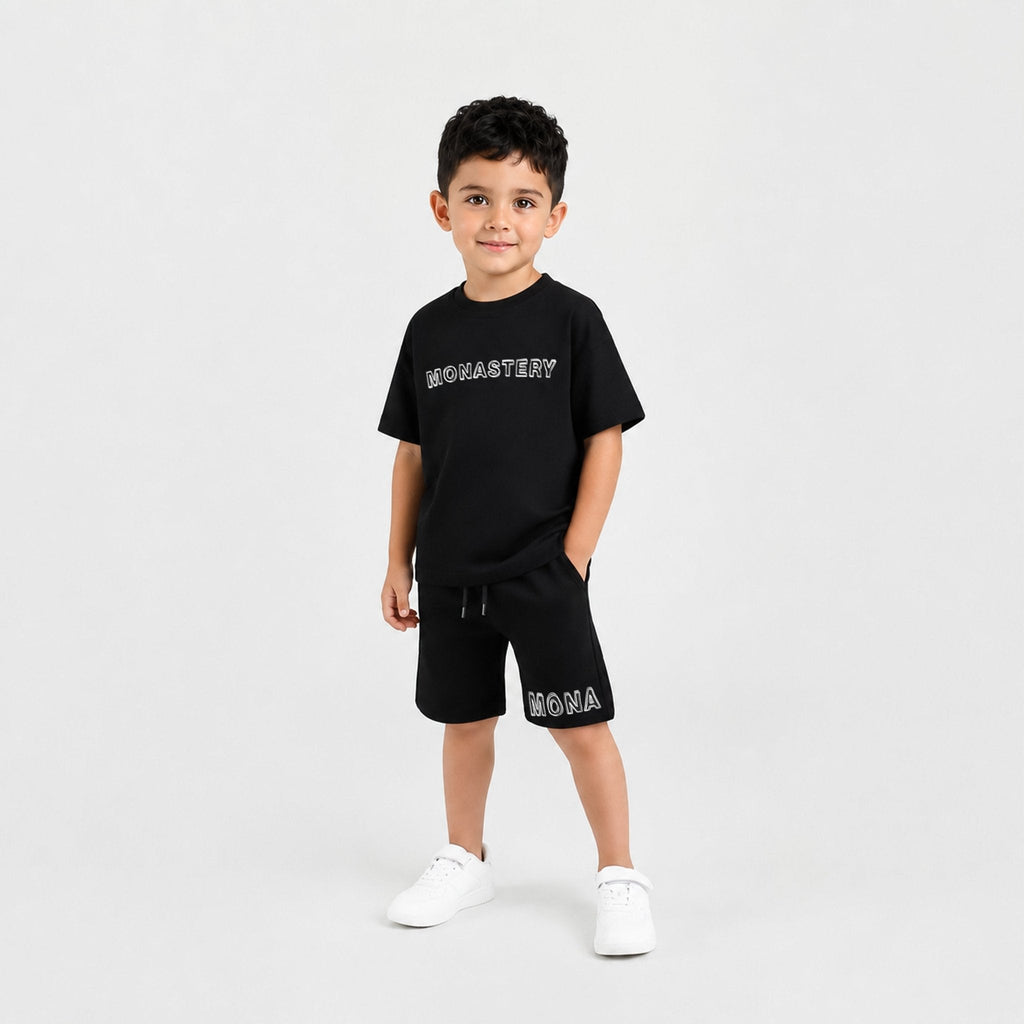 LEGATUS BURDA SHORT KIDS BLACK - Monastery | Tienda Oficial Colombia