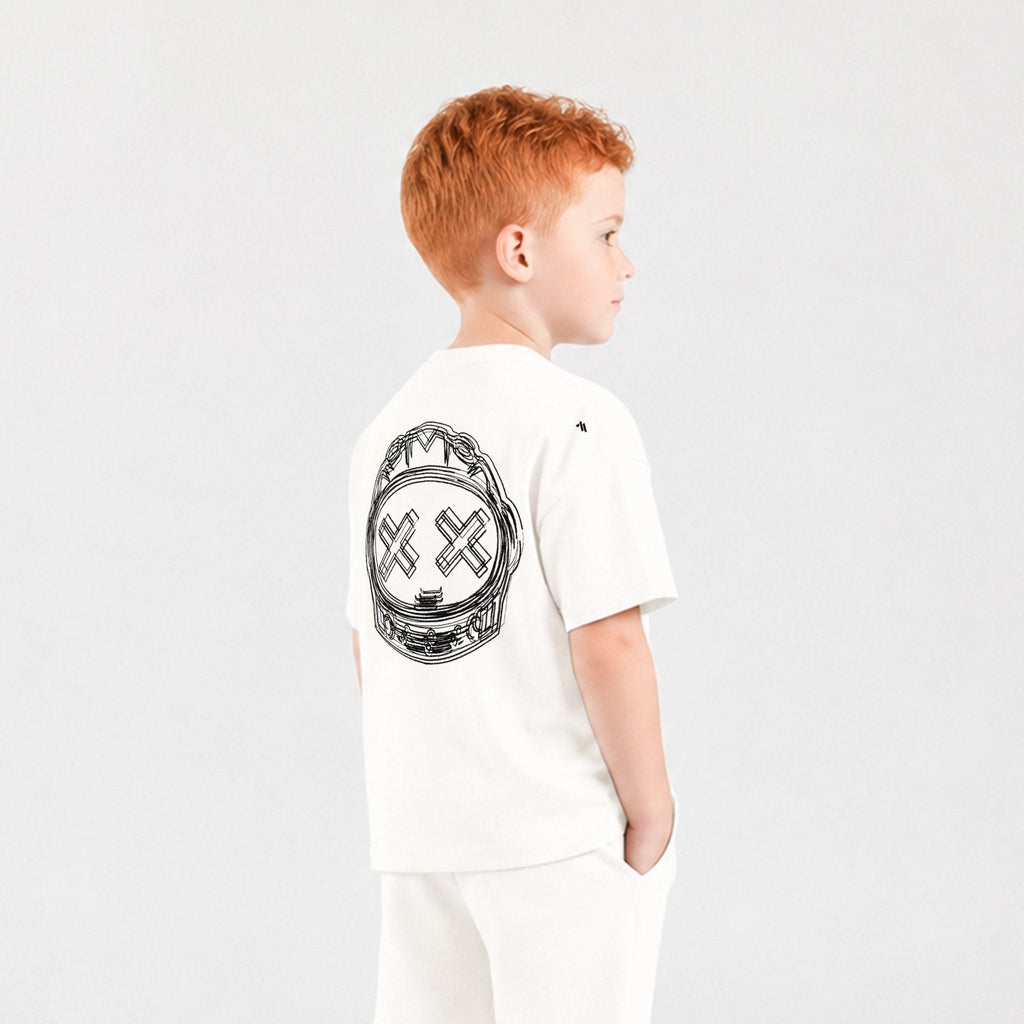 LEGATUS T-SHIRT OVERSIZED KIDS EGRET - Monastery | Tienda Oficial Colombia