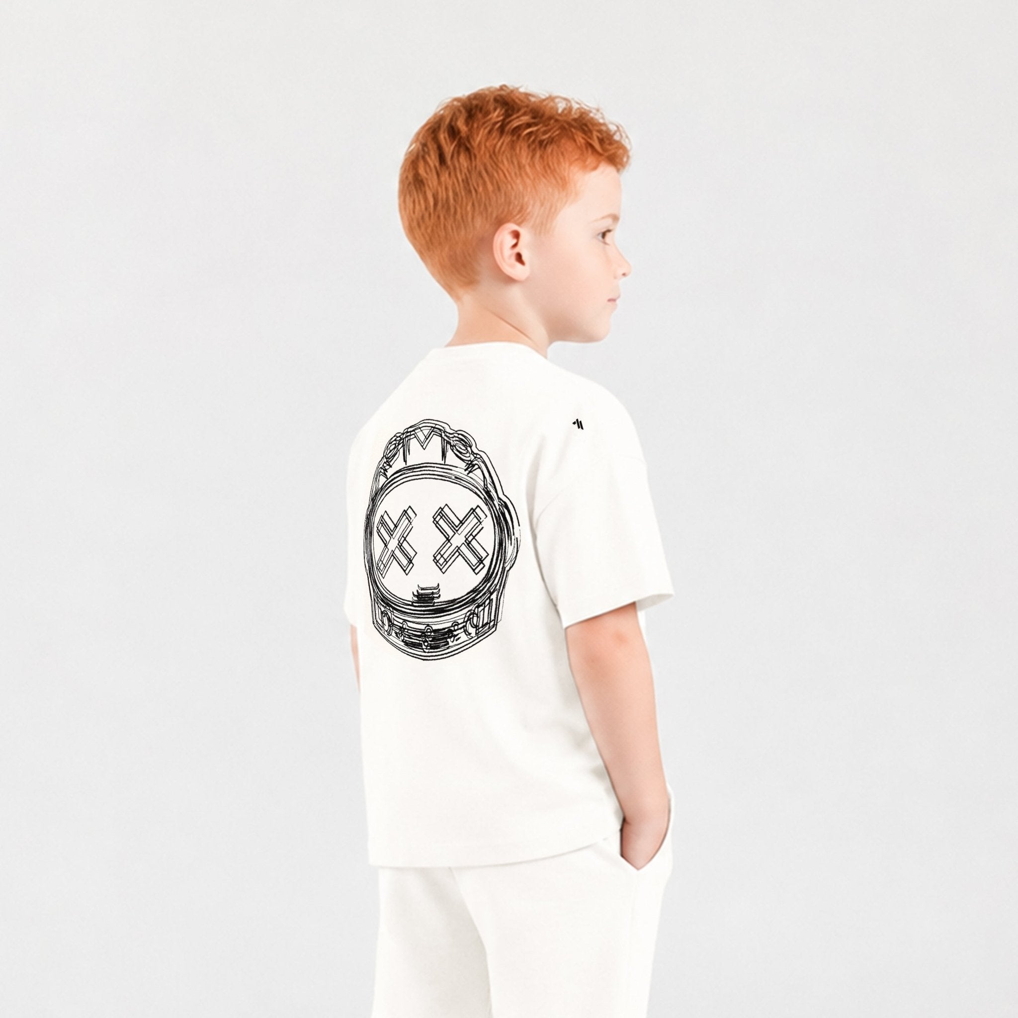 LEGATUS T-SHIRT OVERSIZED KIDS EGRET - Monastery | Tienda Oficial Colombia