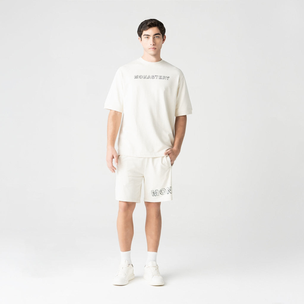 LEGATUS T - SHIRT OVERSIZED MEN EGRET - Monastery | Tienda Oficial Colombia
