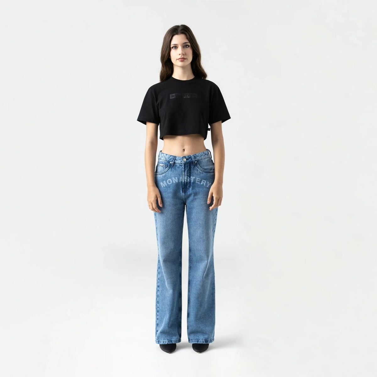 LEIRE CROP TOP WOMEN BLACK - Monastery | Tienda Oficial Colombia