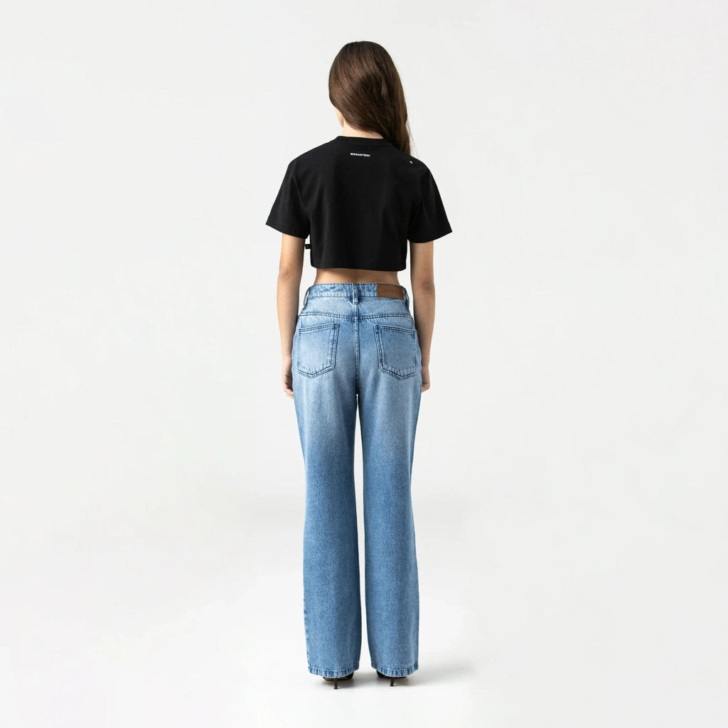 LEIRE CROP TOP WOMEN BLACK - Monastery | Tienda Oficial Colombia