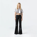 LENA CROP TOP WOMEN SILVER - Monastery | Tienda Oficial Colombia