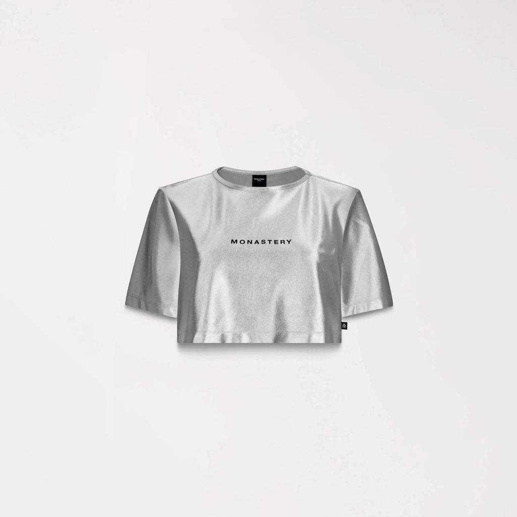 LENA CROP TOP WOMEN SILVER - Monastery | Tienda Oficial Colombia