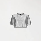 LENA CROP TOP WOMEN SILVER - Monastery | Tienda Oficial Colombia