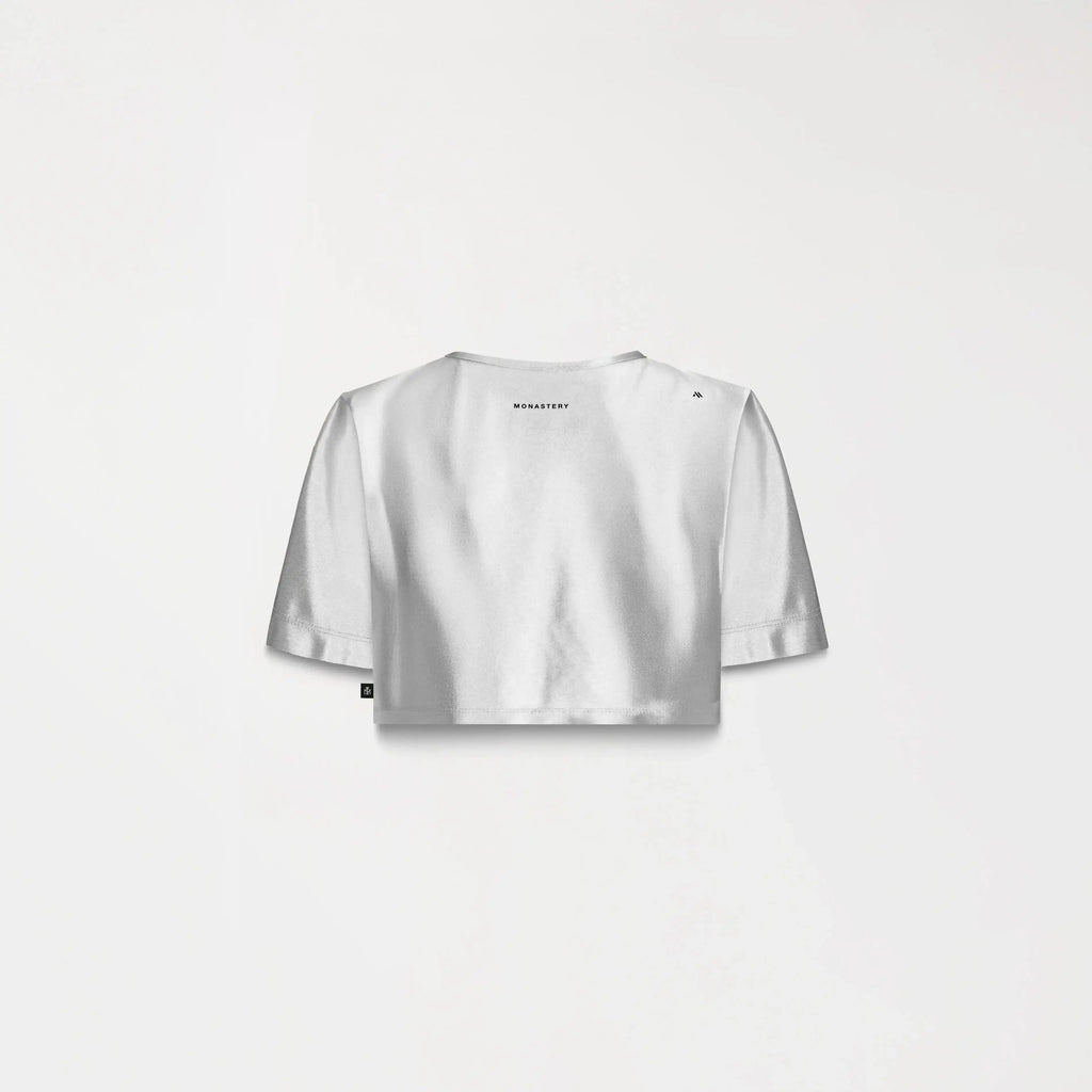 LENA CROP TOP WOMEN SILVER - Monastery | Tienda Oficial Colombia