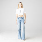 LIAO CROP TOP WOMEN WHITE - Monastery | Tienda Oficial Colombia