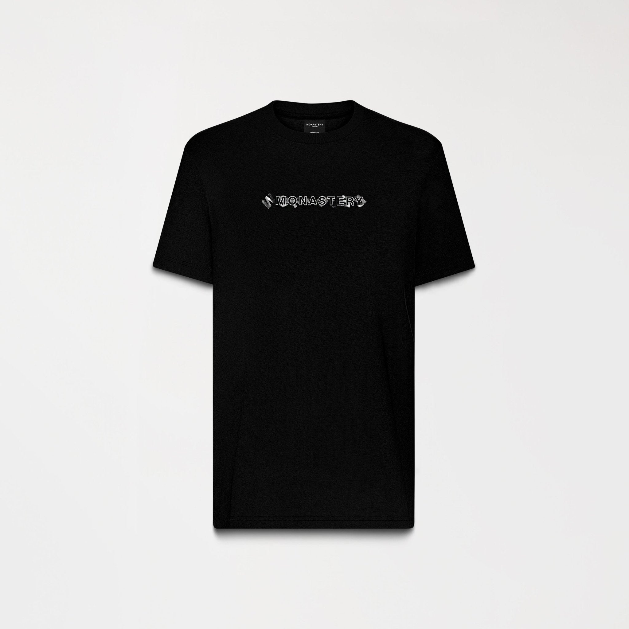 LINEAR T-SHIRT MEN BLACK - Monastery | Tienda Oficial Colombia