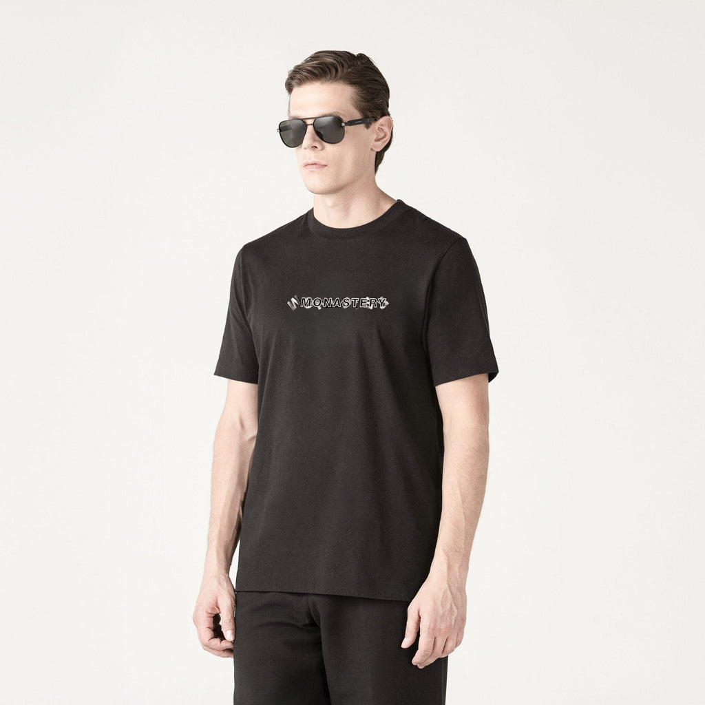 LINEAR T-SHIRT MEN BLACK - Monastery | Tienda Oficial Colombia