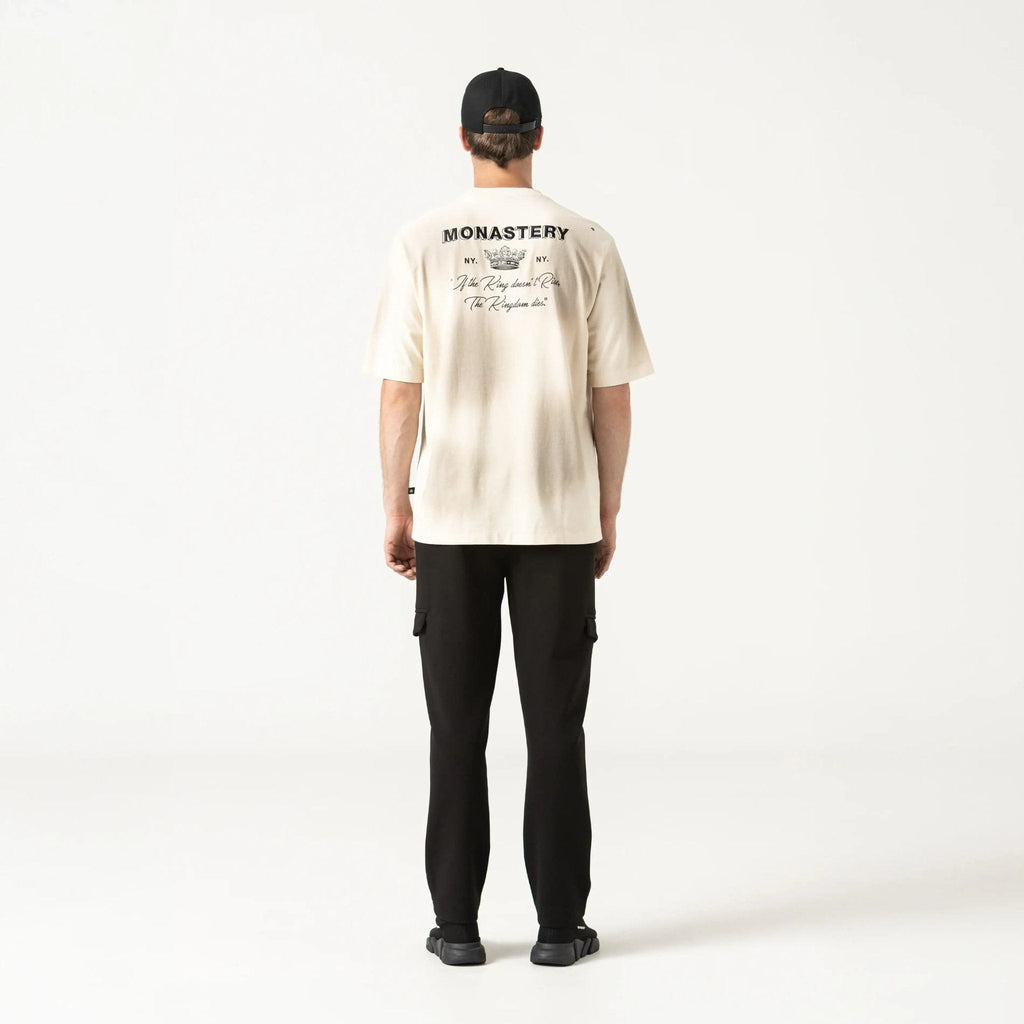 LOAN T - SHIRT OVERSIZED MEN WHITECAP GRAY - Monastery | Tienda Oficial Colombia