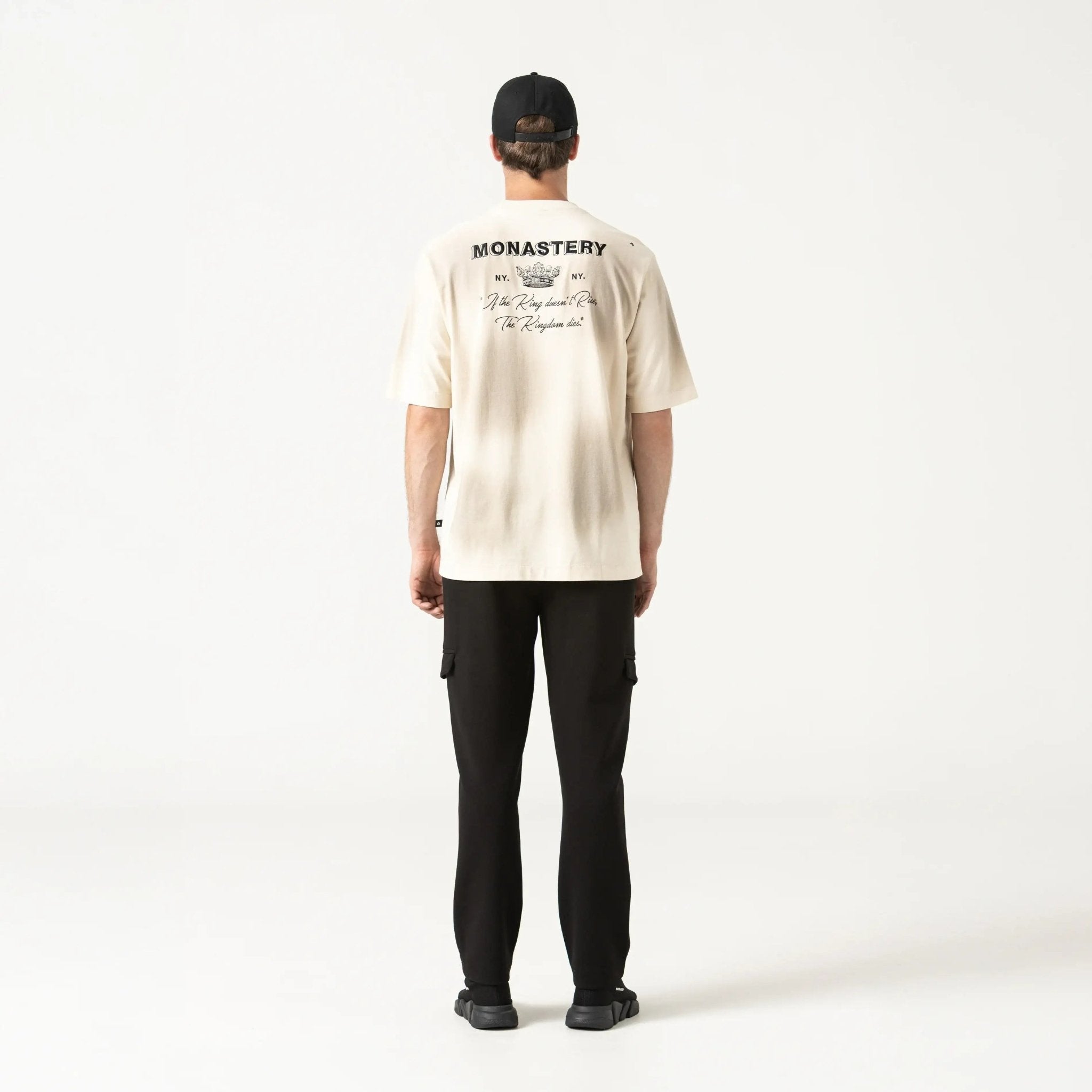LOAN T - SHIRT OVERSIZED MEN WHITECAP GRAY - Monastery | Tienda Oficial Colombia