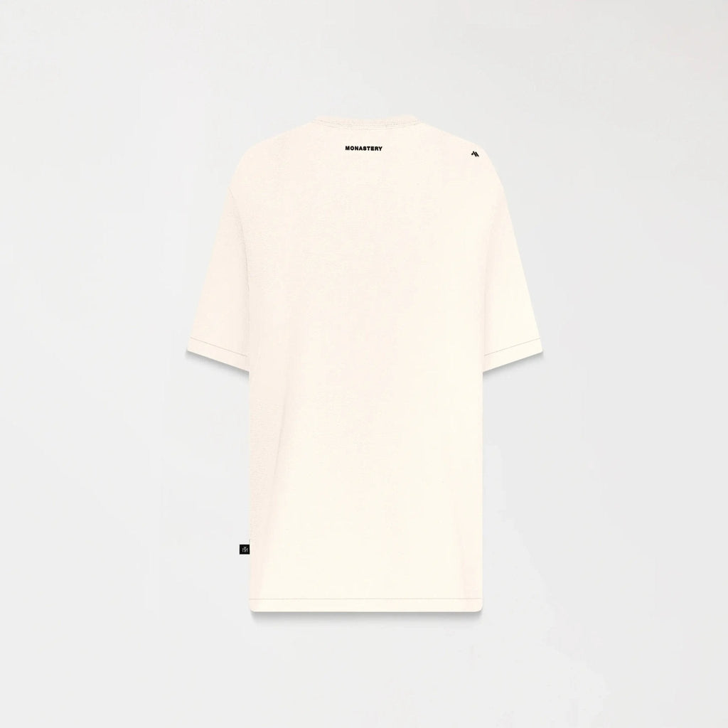 LUNO T - SHIRT OVERSIZED MEN BEIGE - Monastery | Tienda Oficial Colombia