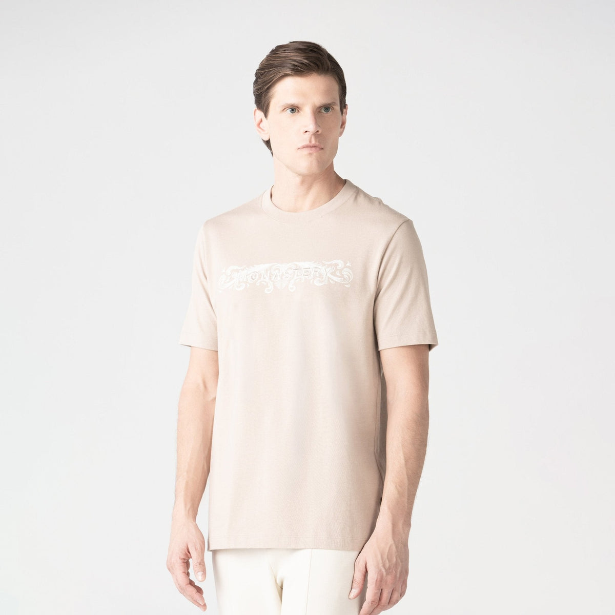 LUXX T - SHIRT MEN SIMPLY TAUPE - Monastery | Tienda Oficial Colombia