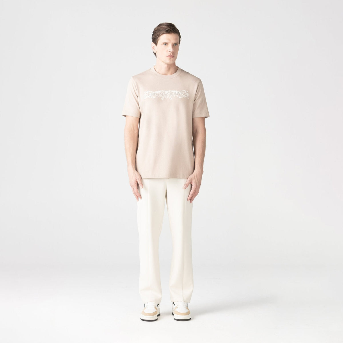 LUXX T - SHIRT MEN SIMPLY TAUPE - Monastery | Tienda Oficial Colombia