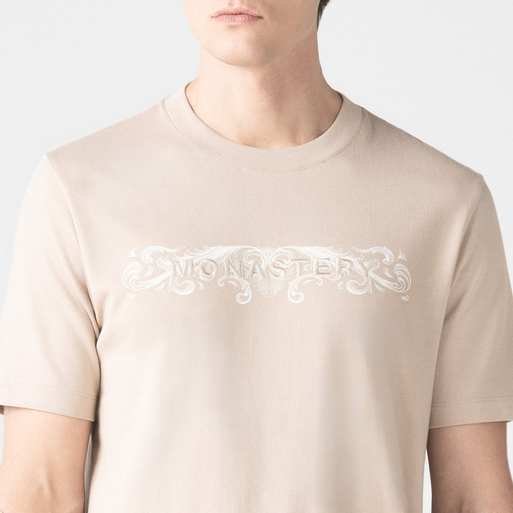 LUXX T - SHIRT MEN SIMPLY TAUPE - Monastery | Tienda Oficial Colombia