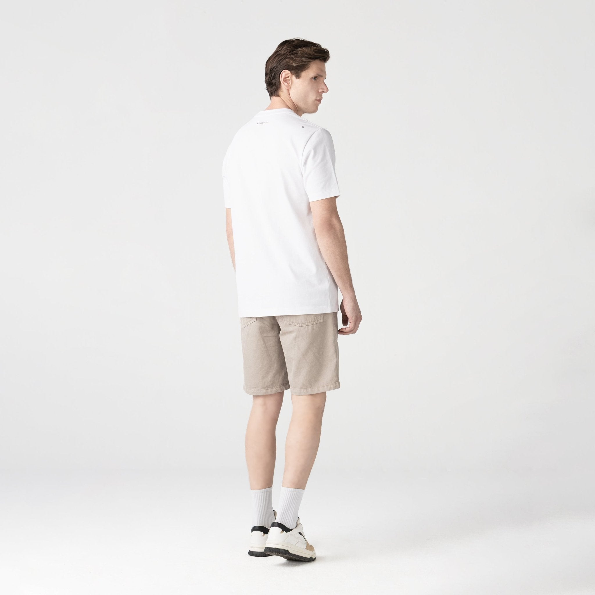 LUXX T - SHIRT MEN WHITE - Monastery | Tienda Oficial Colombia