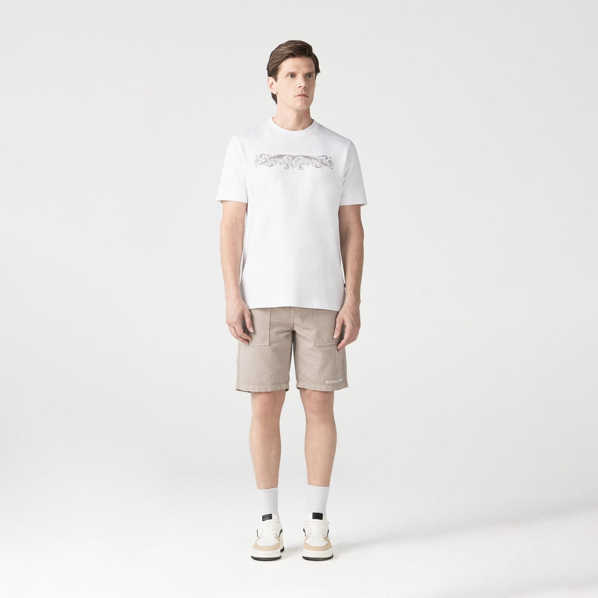 LUXX T - SHIRT MEN WHITE - Monastery | Tienda Oficial Colombia
