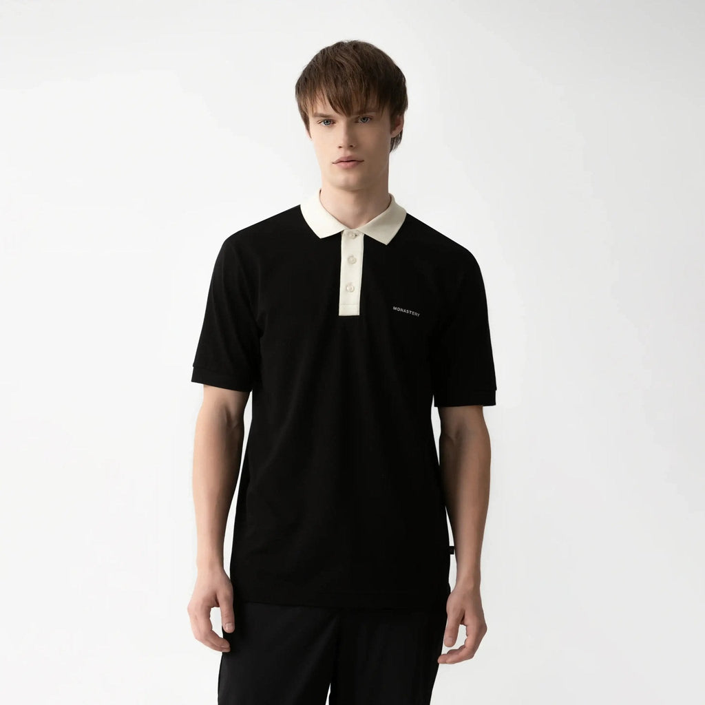 LYKOS POLO MEN BLACK - Monastery | Tienda Oficial Colombia