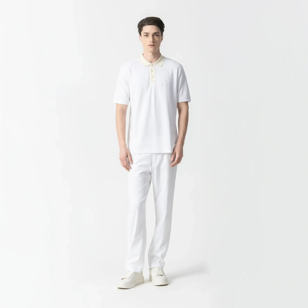 LYKOS POLO MEN WHITE - Monastery | Tienda Oficial Colombia