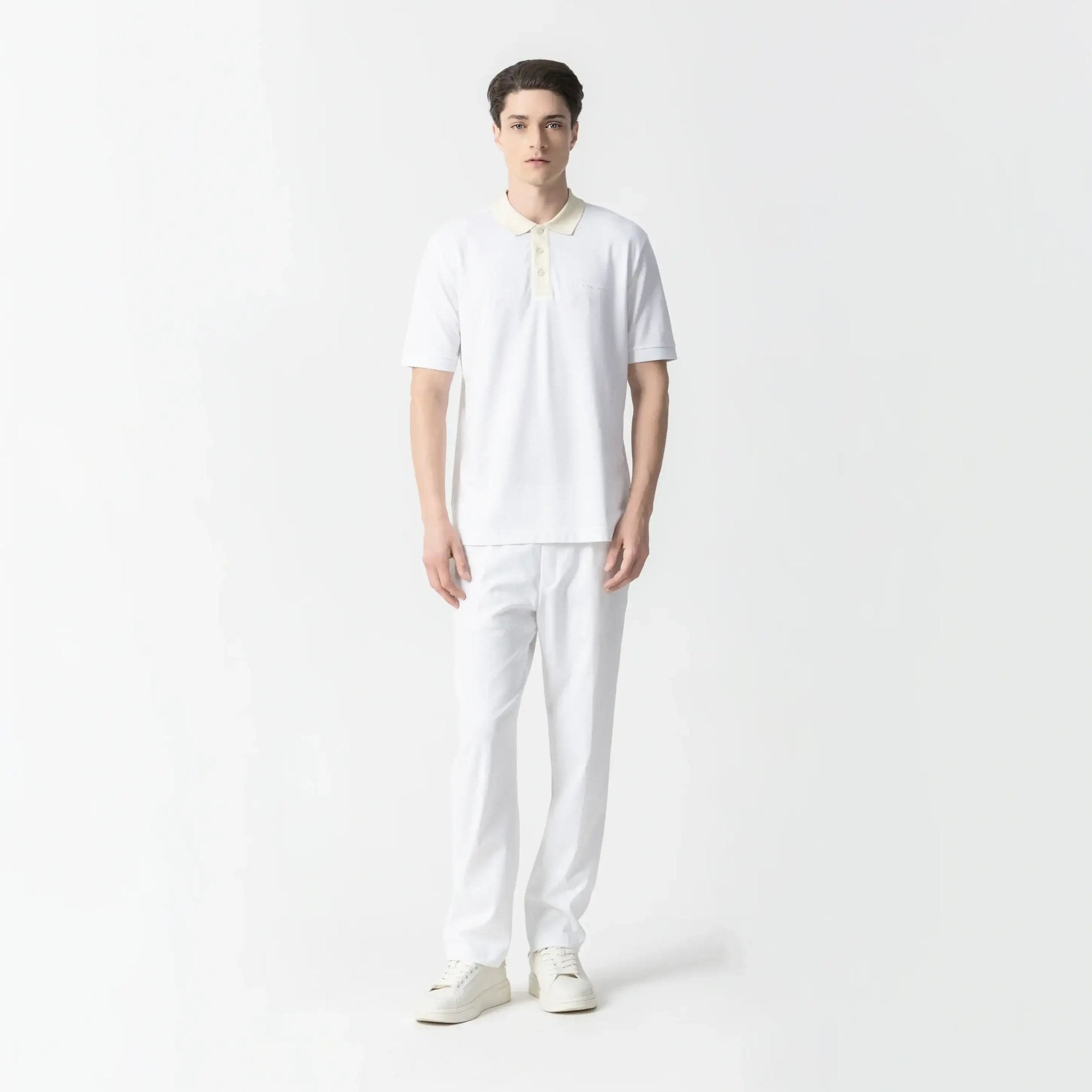 LYKOS POLO MEN WHITE - Monastery | Tienda Oficial Colombia