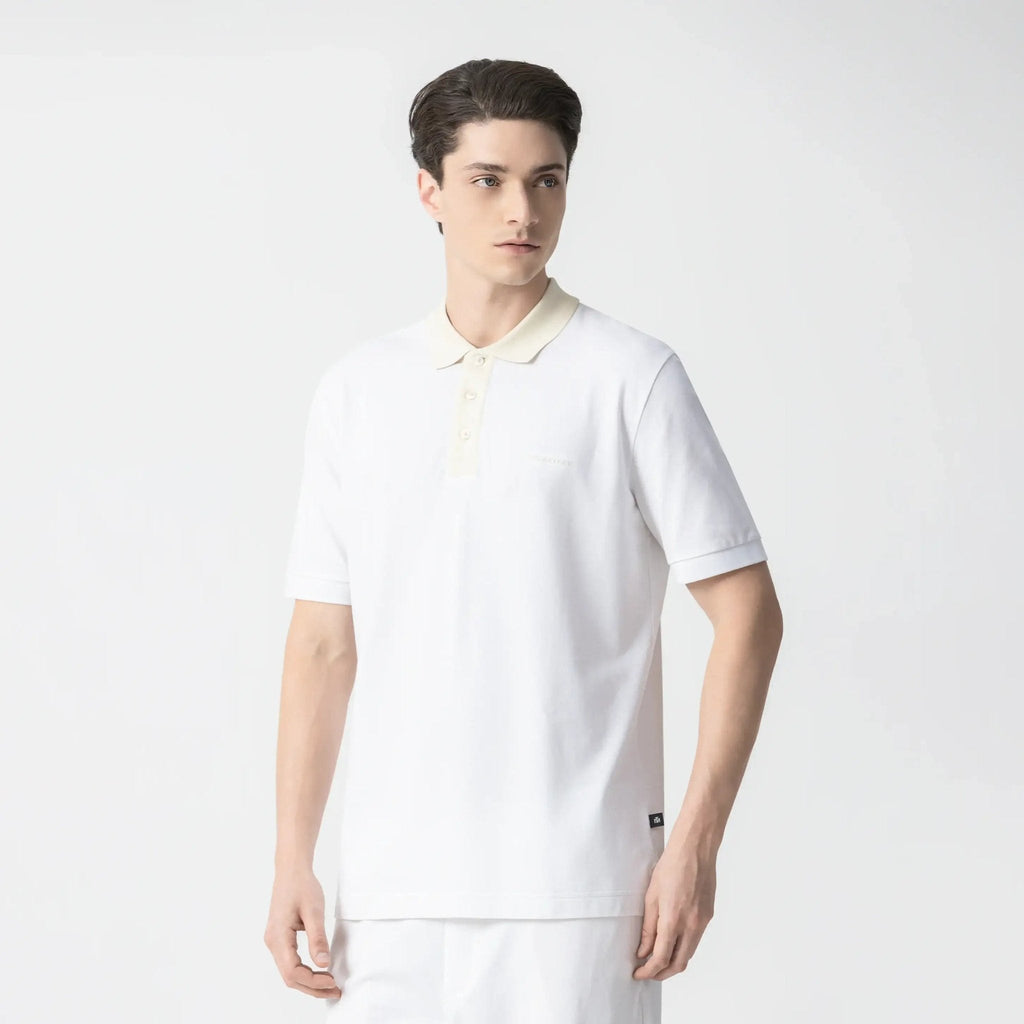 LYKOS POLO MEN WHITE - Monastery | Tienda Oficial Colombia