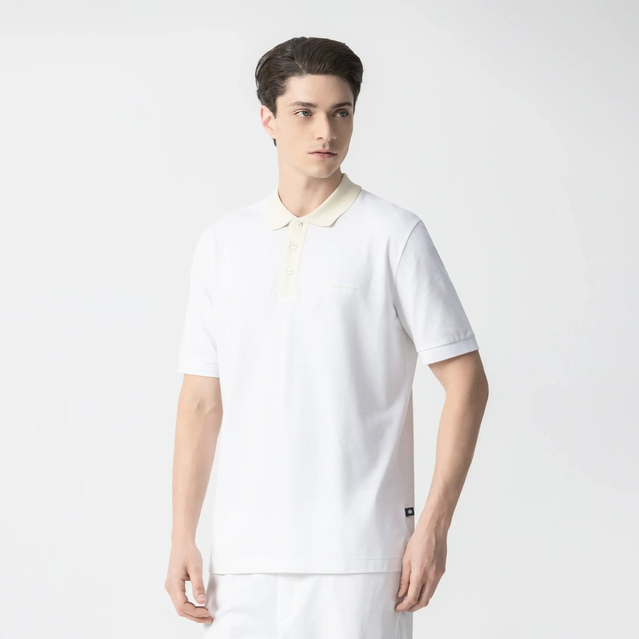 LYKOS POLO MEN WHITE - Monastery | Tienda Oficial Colombia