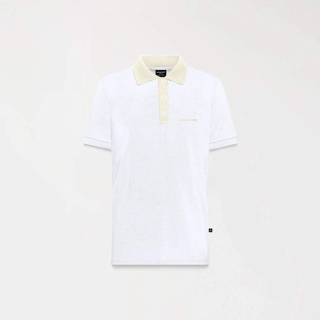 LYKOS POLO MEN WHITE - Monastery | Tienda Oficial Colombia