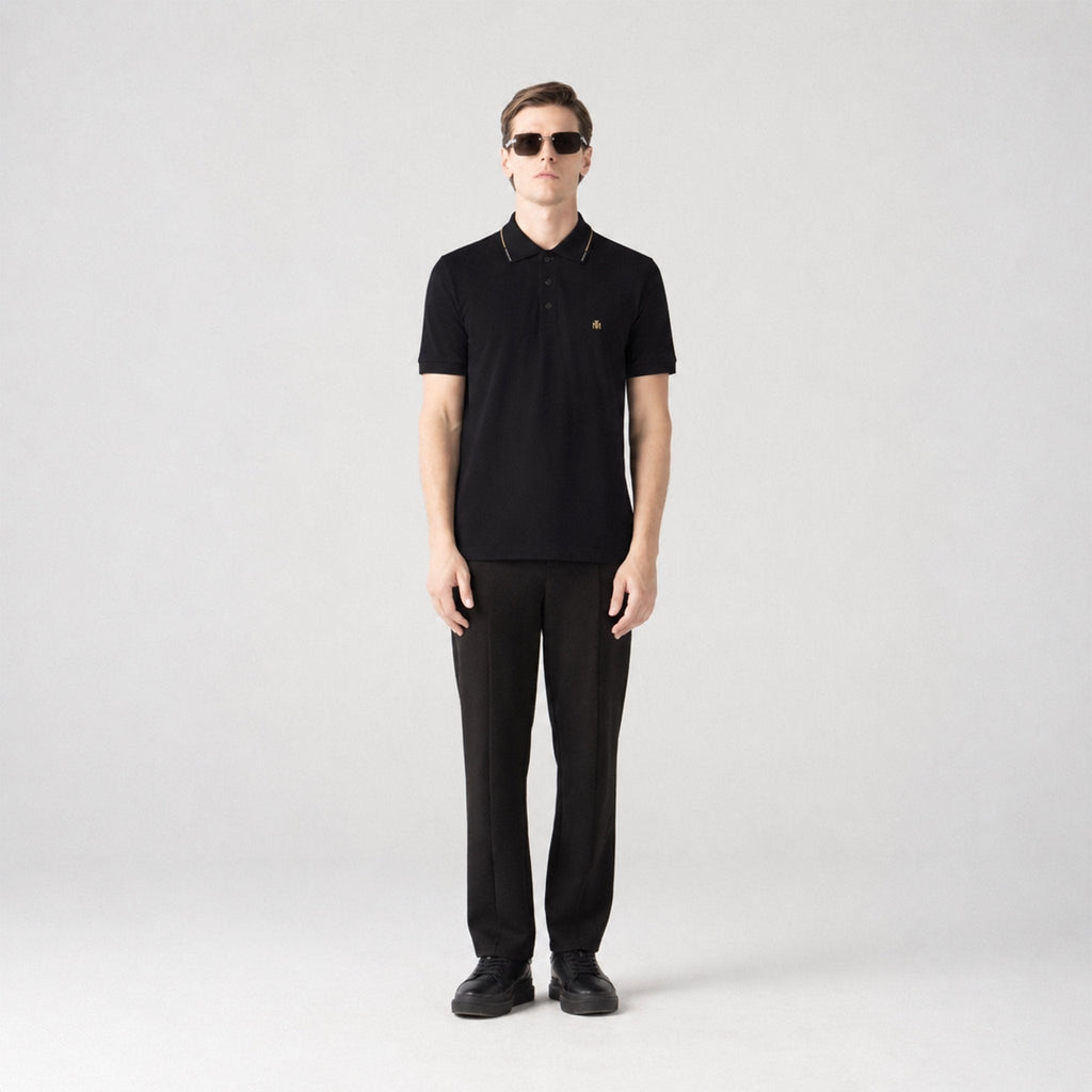 LYOD POLO MEN BLACK - Kliquea