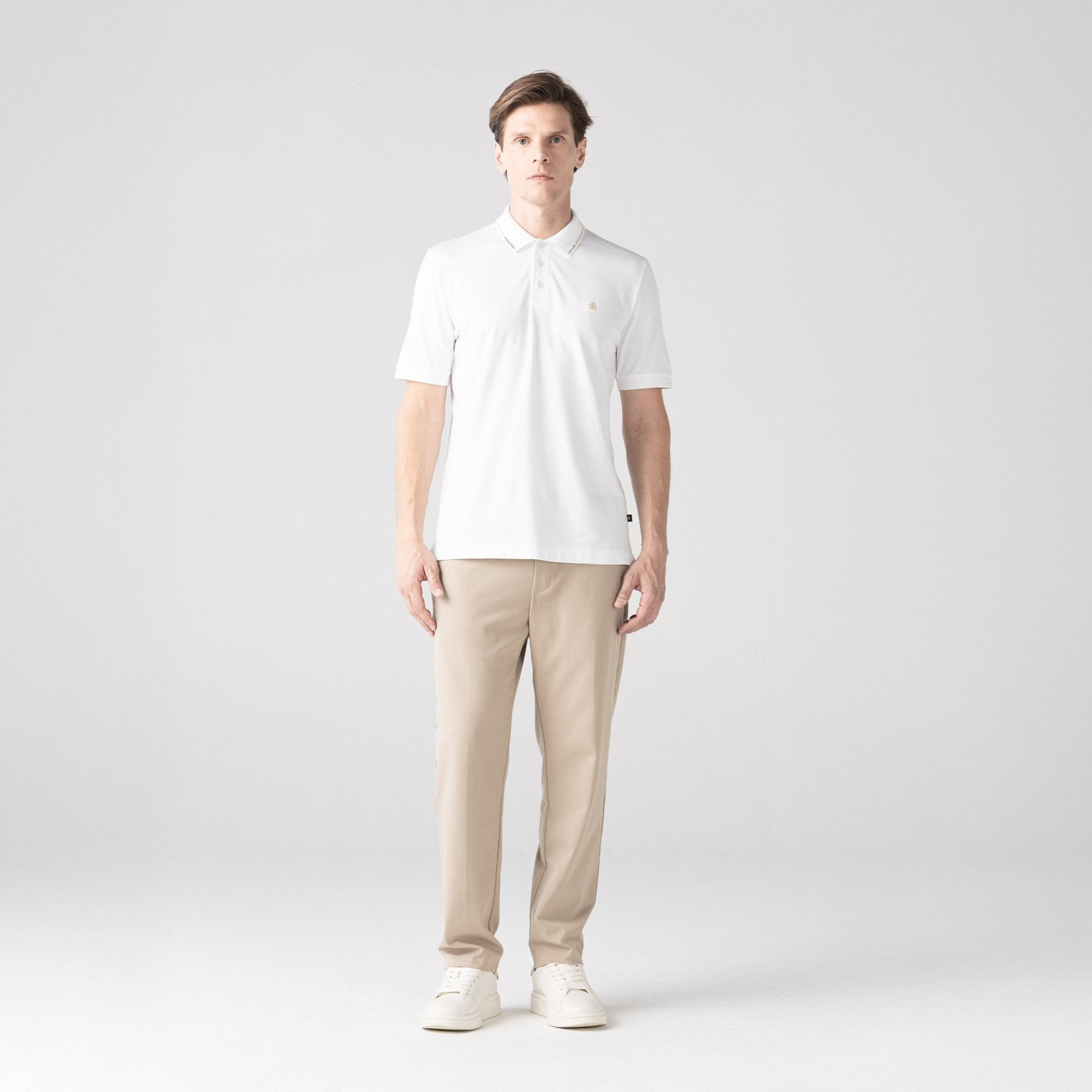 LYOD POLO MEN WHITE - Monastery | Tienda Oficial Colombia