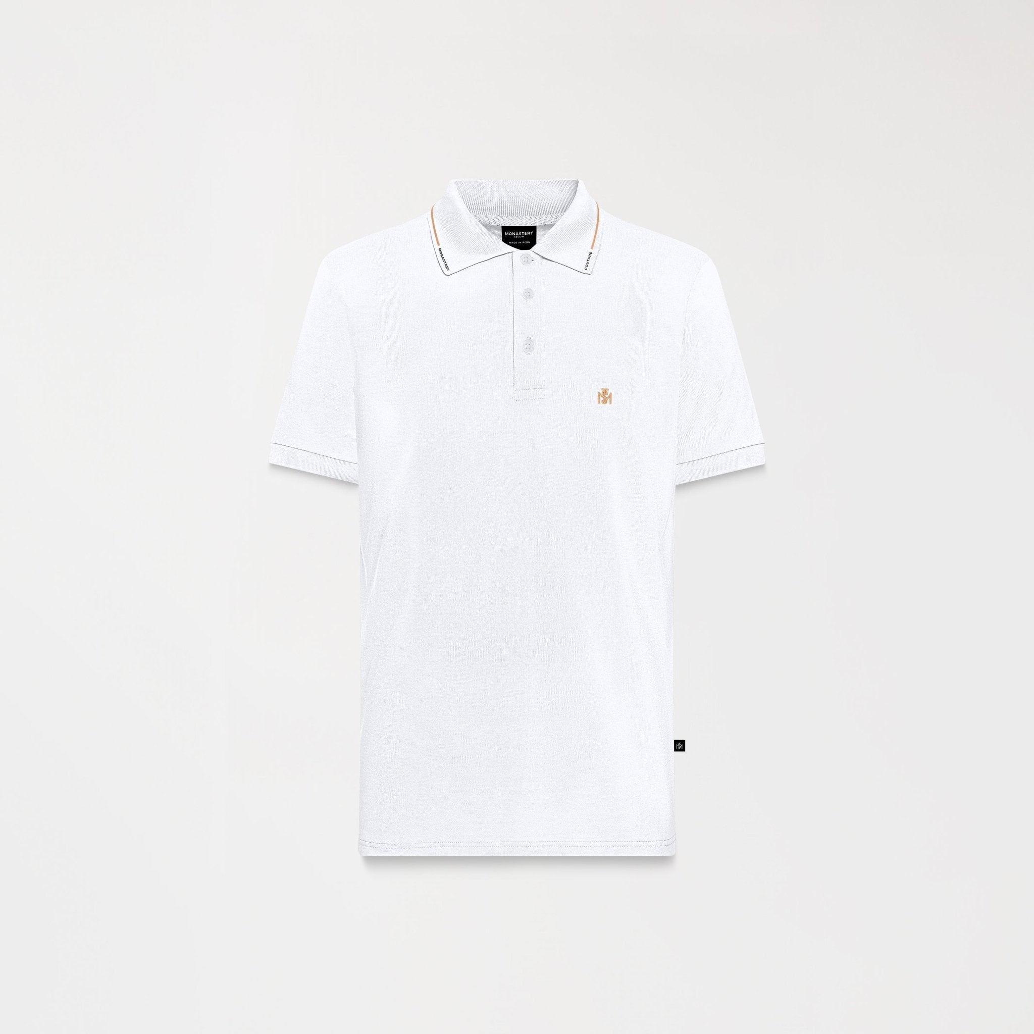 LYOD POLO MEN WHITE - Monastery | Tienda Oficial Colombia