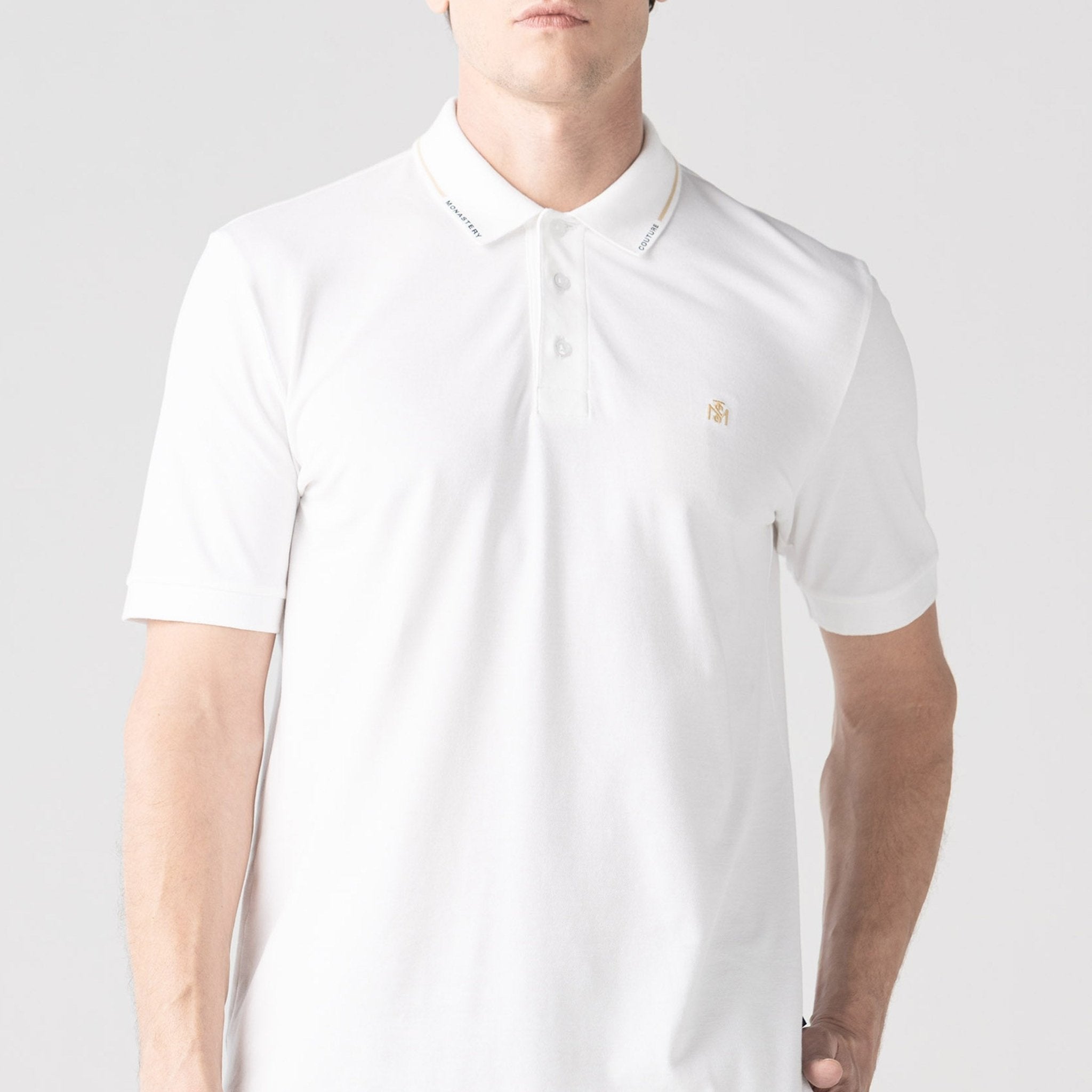 LYOD POLO MEN WHITE - Monastery | Tienda Oficial Colombia