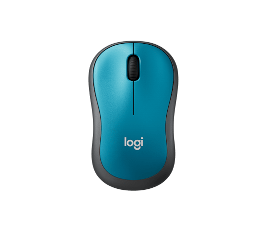 MOUSE LOGITECH M185 WIRELESS BLUE