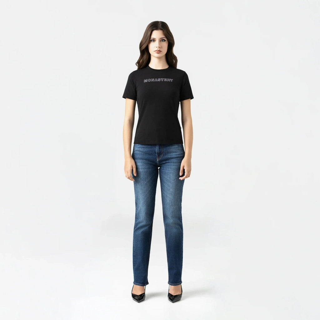 MAEL T - SHIRT WOMEN BLACK - Monastery | Tienda Oficial Colombia