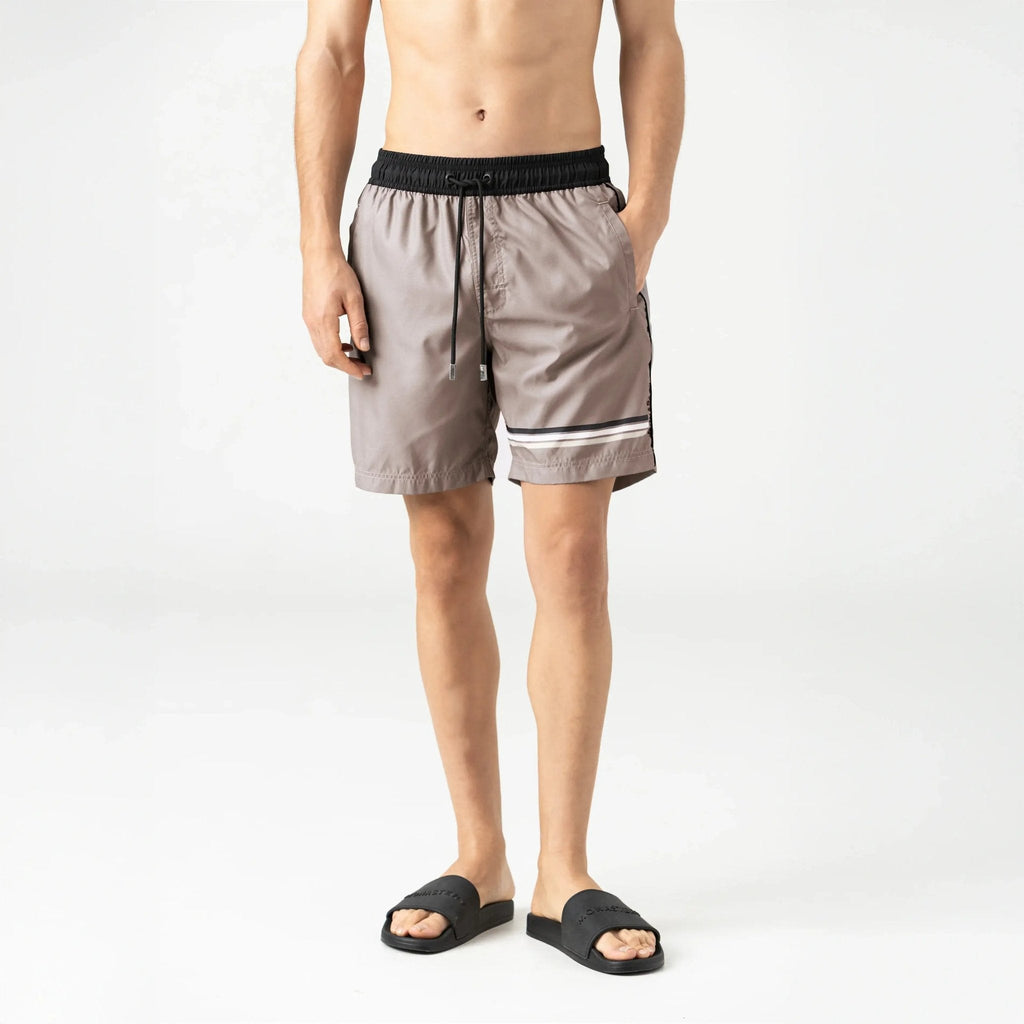 MAGNUM SWIM SHORT MEN TAUPE GRAY - Monastery | Tienda Oficial Colombia