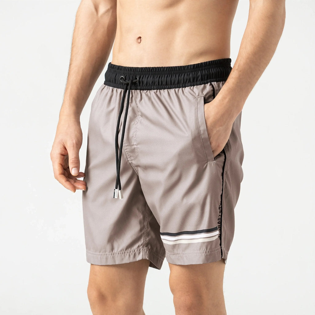 MAGNUM SWIM SHORT MEN TAUPE GRAY - Monastery | Tienda Oficial Colombia