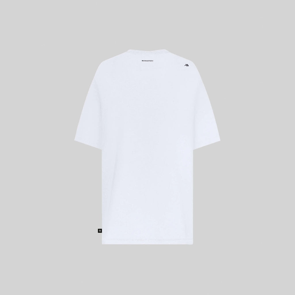 MANSELL T-SHIRT OVERSIZED WHITE - Monastery | Tienda Oficial Colombia