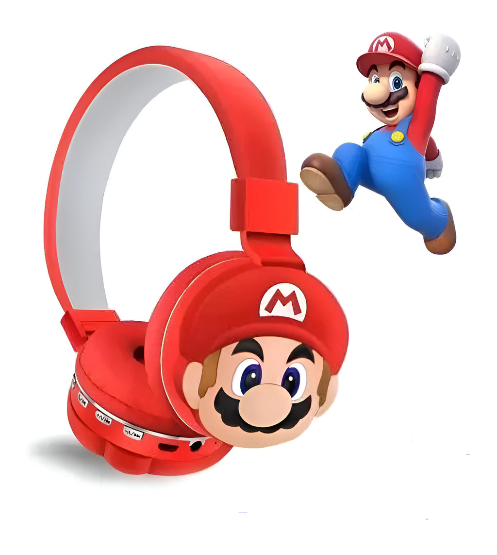 Audífonos Bluetooth Inalámbricos Mario Bros AH-806Q