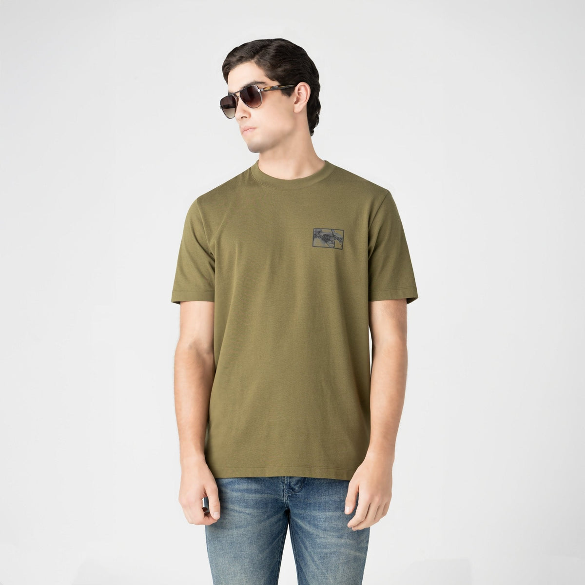 MARS T - SHIRT MEN WINTER MOSS - Monastery | Tienda Oficial Colombia