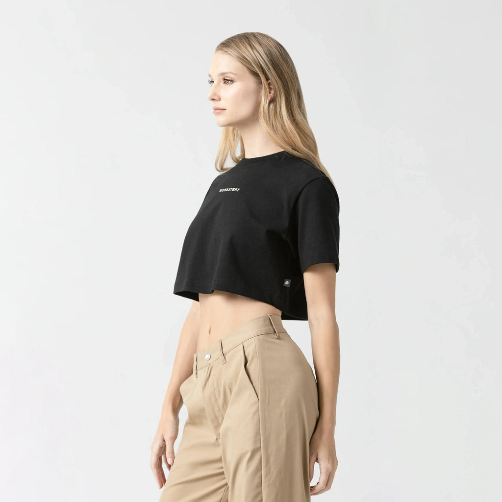 MED CROP TOP WOMEN BLACK - Monastery | Tienda Oficial Colombia