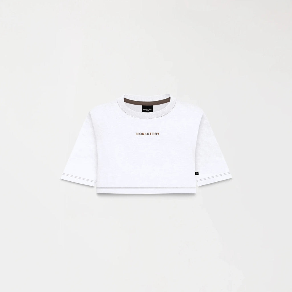 MED CROP TOP WOMEN WHITE - Monastery | Tienda Oficial Colombia