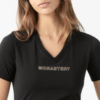MELINA T - SHIRT WOMEN BLACK - Monastery | Tienda Oficial Colombia